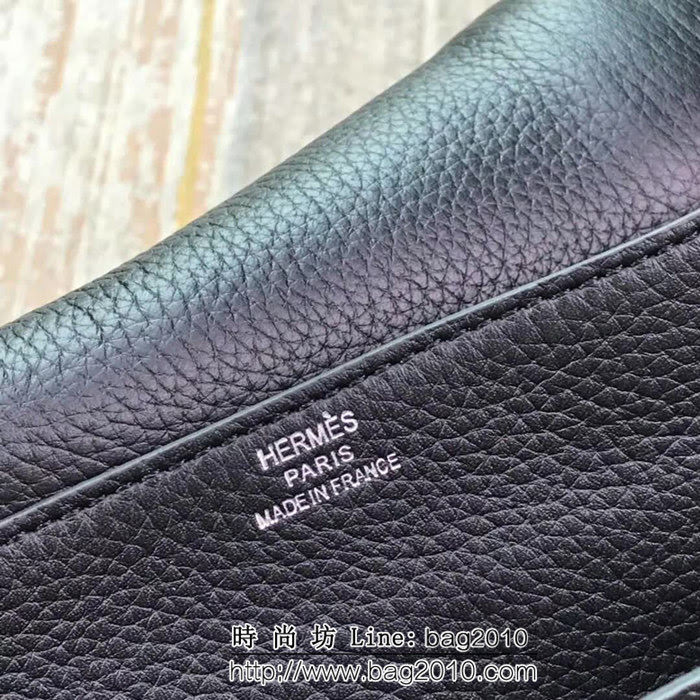 HERMES愛馬仕 男士經典款 史蒂夫 牛皮單肩斜挎包 大號 JD1180